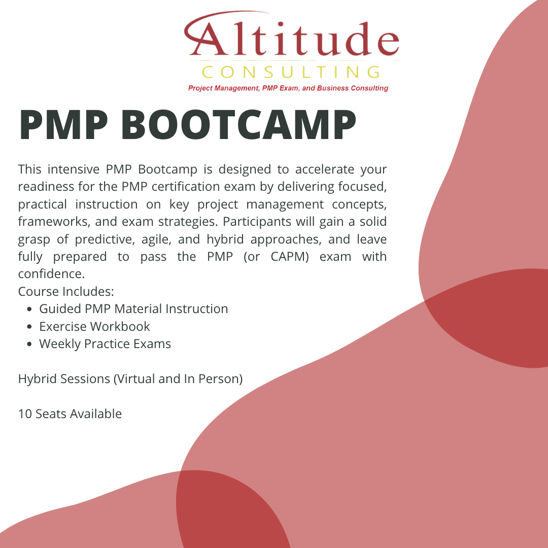 Project Management Professional (PMP) Bootcamp